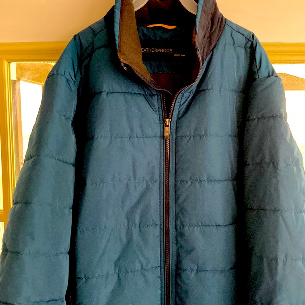 Weatherproof brand dark Teal Jacket.
